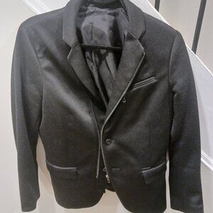 Diesel blazer zip-up jacket black size s